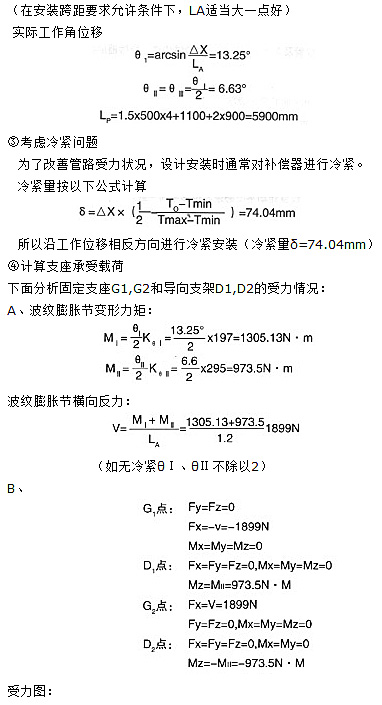 <strong>平面鉸鏈波紋補償器</strong>應(yīng)用舉例